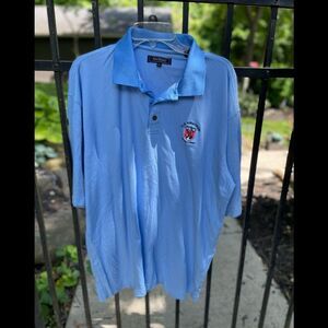 PINEHURST COLLECTION men’s polo style shirt in light blue